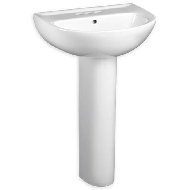 American Standard 24-Inch Evolution 8-Inch Widespread Pedestal Sink Top