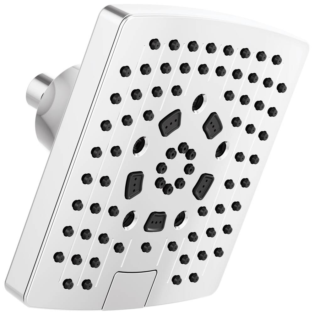 Brizo Universal Showering 7” Linear Square H2Okinetic<sup>®</sup> Multi-Function Wall Mount Showerhead