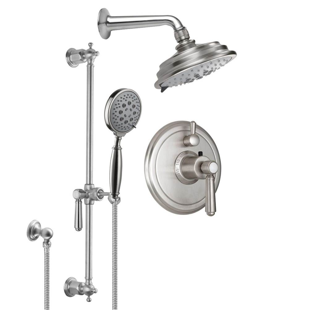 California Faucets Montecito StyleTherm® 1/2'' Thermostatic Shower System with Handshower Slide Bar