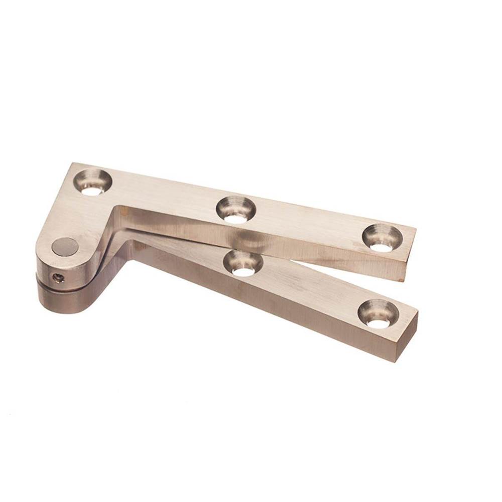 Colonial Bronze Removable Small From Pin Pivot Hinge Hand Finished in Matte Satin Brass