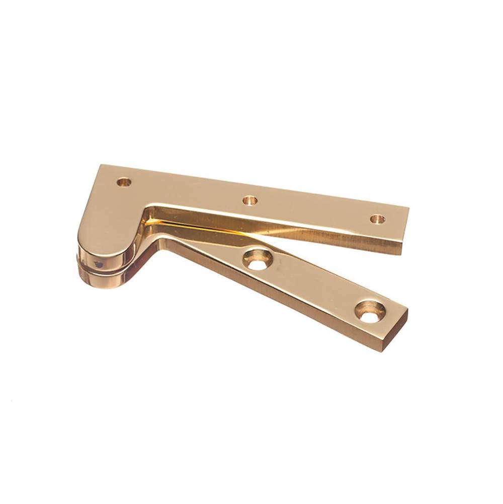 Colonial Bronze Fixed Pin Pivot Hinge Hand Finished in Unlacquered Oil Rubbed Bronze