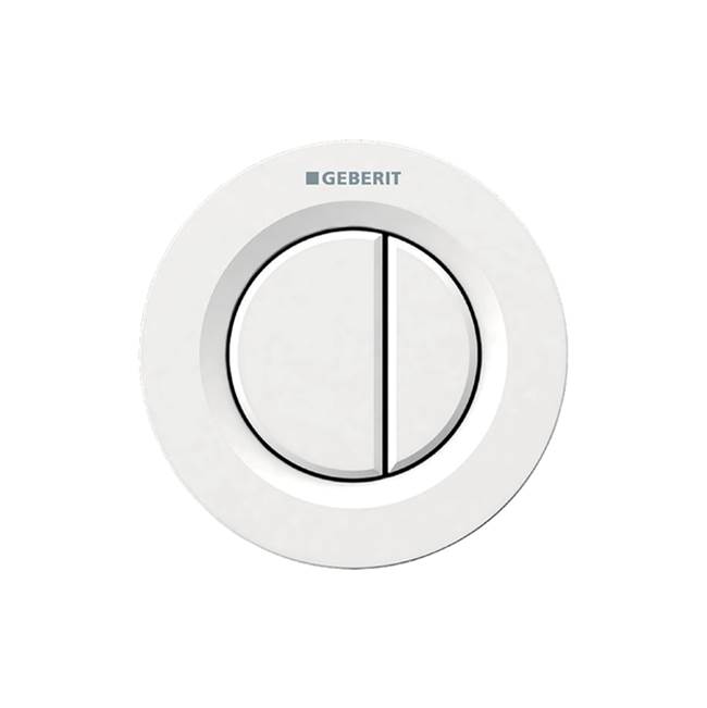 Geberit Geberit remote flush actuation type 01, pneumatic, for dual flush, for Sigma concealed cistern 8 cm, concealed actuator: white alpine