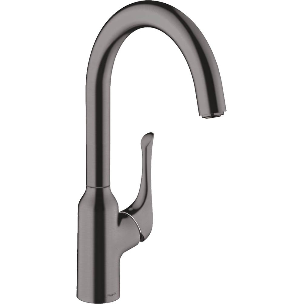Hansgrohe Allegro N Bar Faucet, 1.75 GPM in Brushed Black Chrome