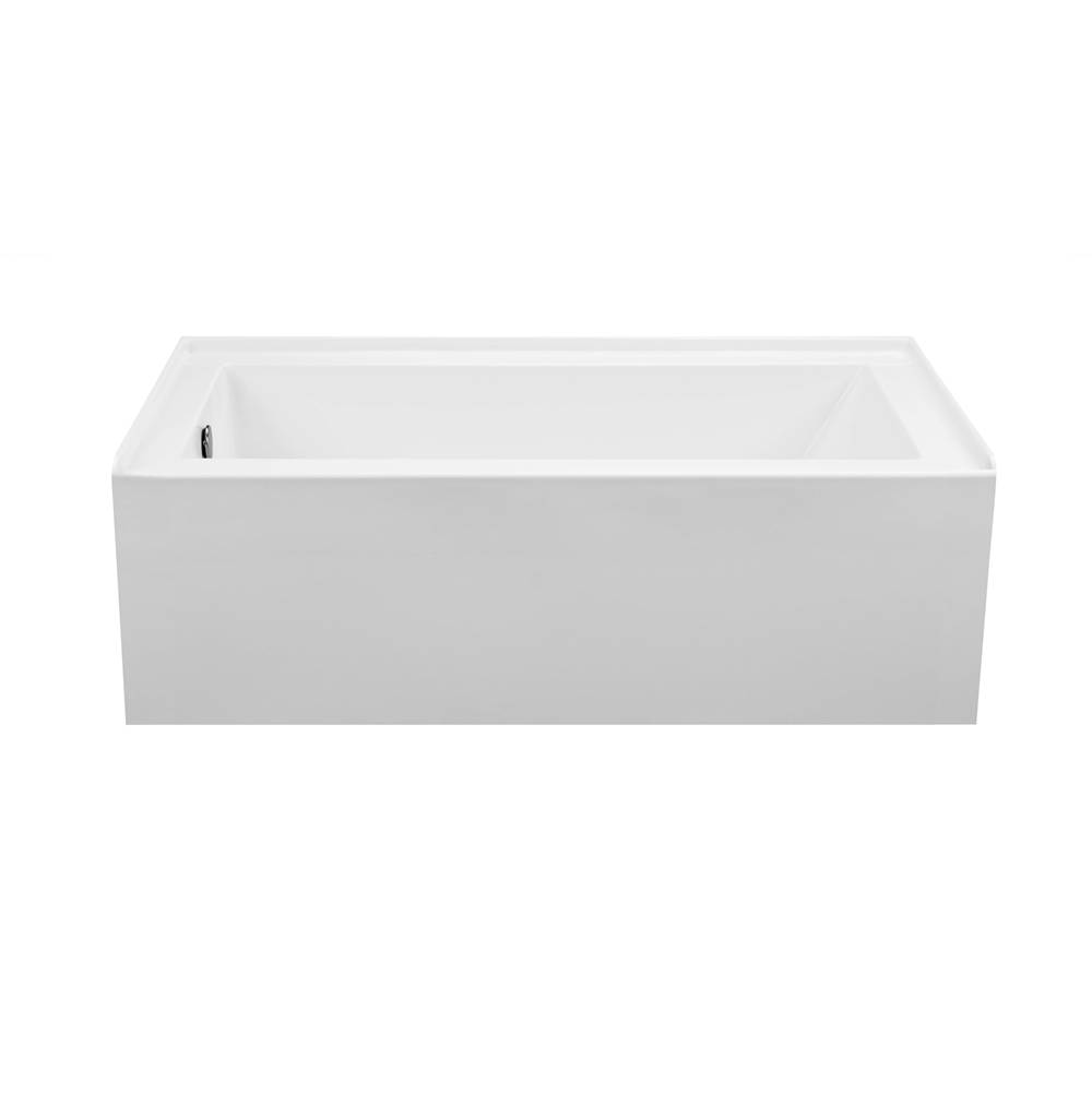 MTI Baths Cameron 3 Dolomatte Integral Skirted Rh Drain Air  Bath - White (66X32)