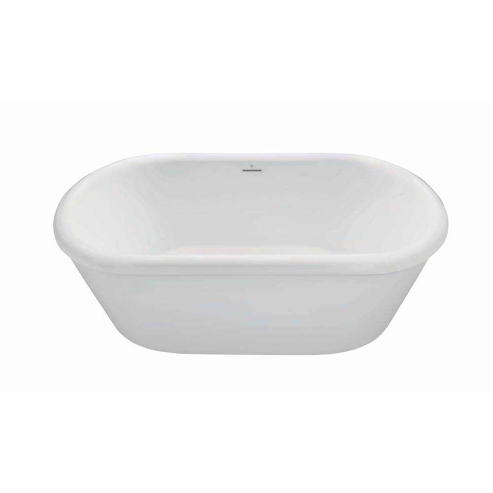 MTI Baths Noella Dolomatte Freestanding Air Bath Elite - White (65X33.75)