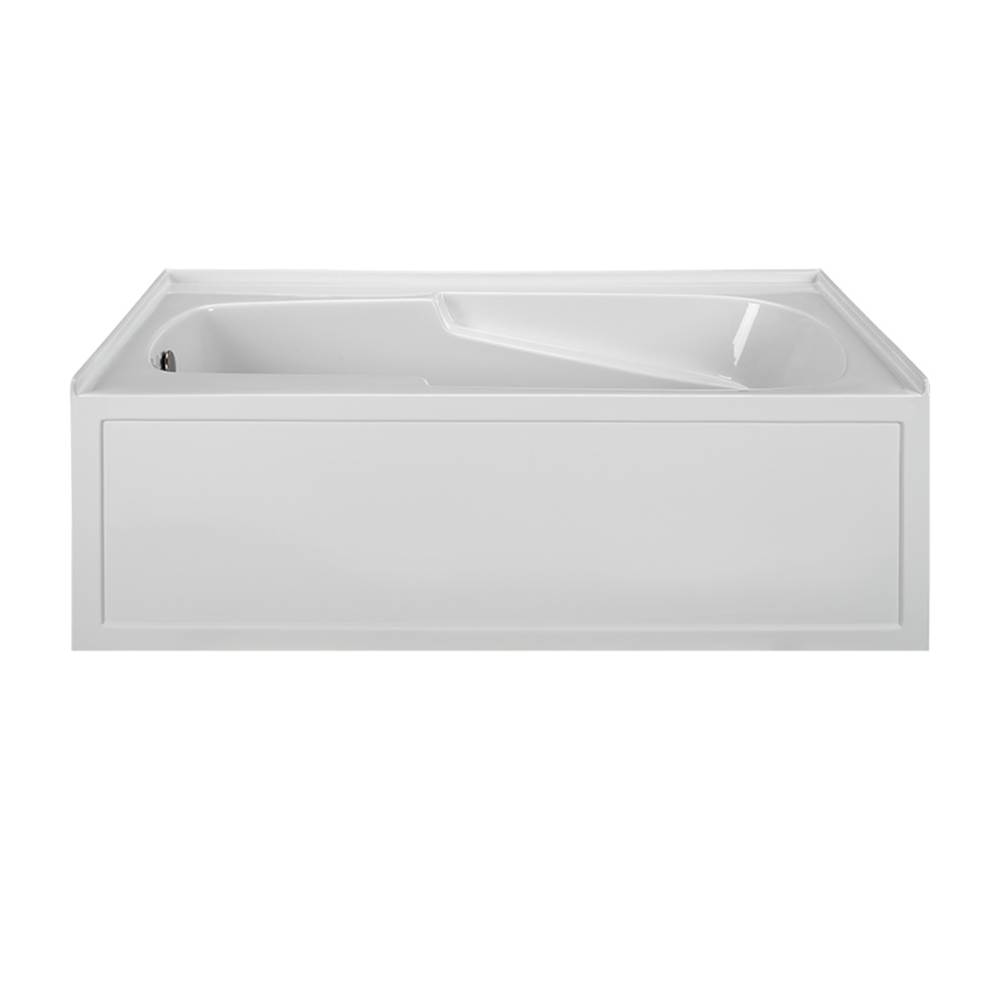 MTI Baths 60X32 Biscuit Right Hand Drain Integral Skirted Air Bath W/ Integral Tile Flange-Basics