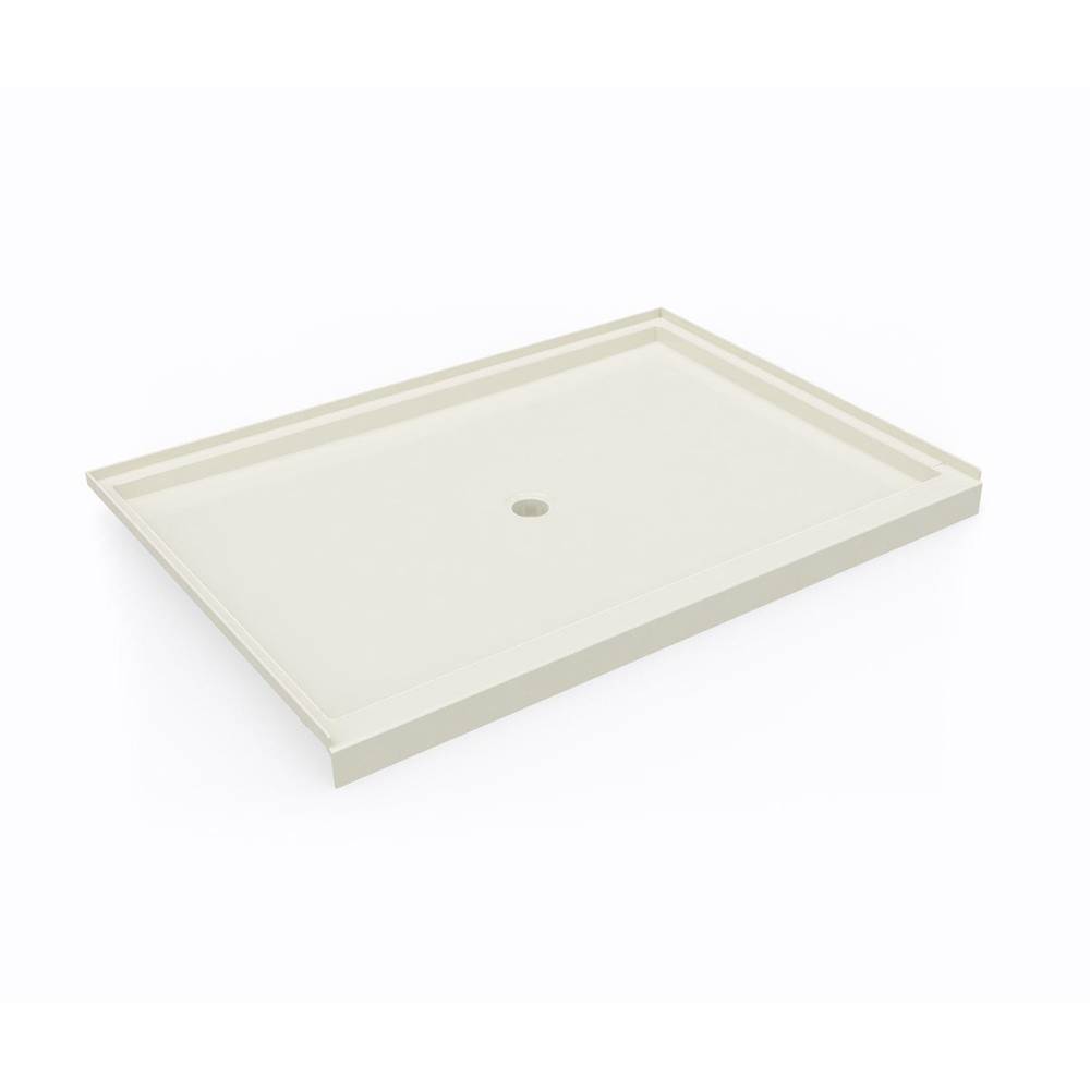 Swan SS-4260 42 x 60 Swanstone® Alcove Shower Pan with Center Drain in Bone