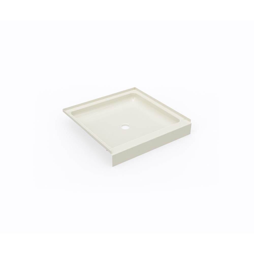 Swan SS-3232 32 x 32 Swanstone® Alcove Shower Pan with Center Drain in Bone