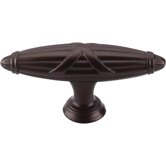 Top Knobs Ribbon and Reed T-Pull 2 3/4 Inch Oil Rubbed Bronze