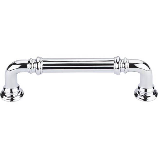 Top Knobs Reeded Pull 3 3/4 Inch (c-c) Polished Chrome