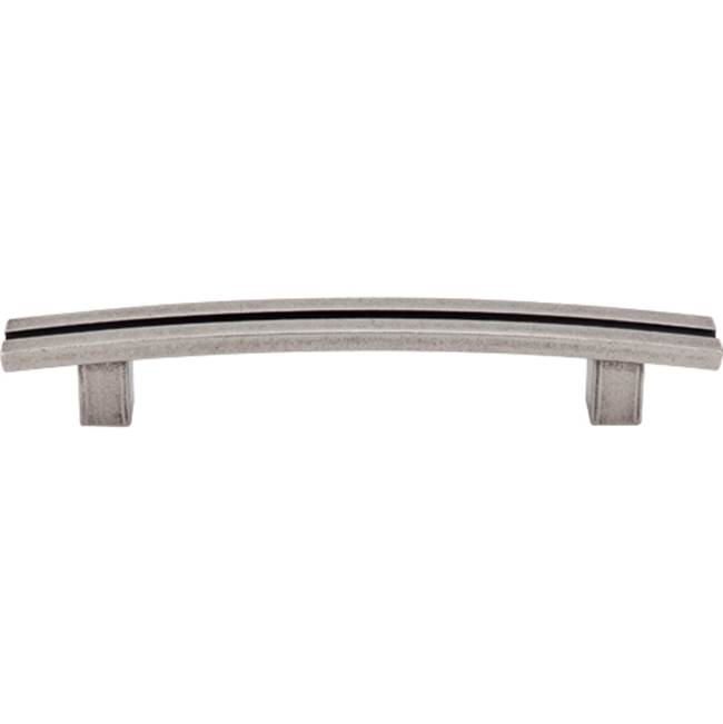 Top Knobs Inset Rail Pull 5 Inch (c-c) Pewter Antique