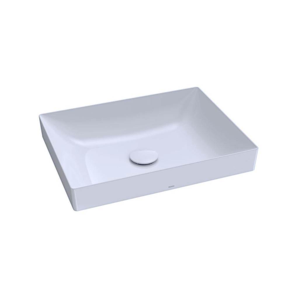 TOTO Toto® Kiwami® Rectangular 20'' Vessel Bathrroom Sink With Cefiontect, Cotton White