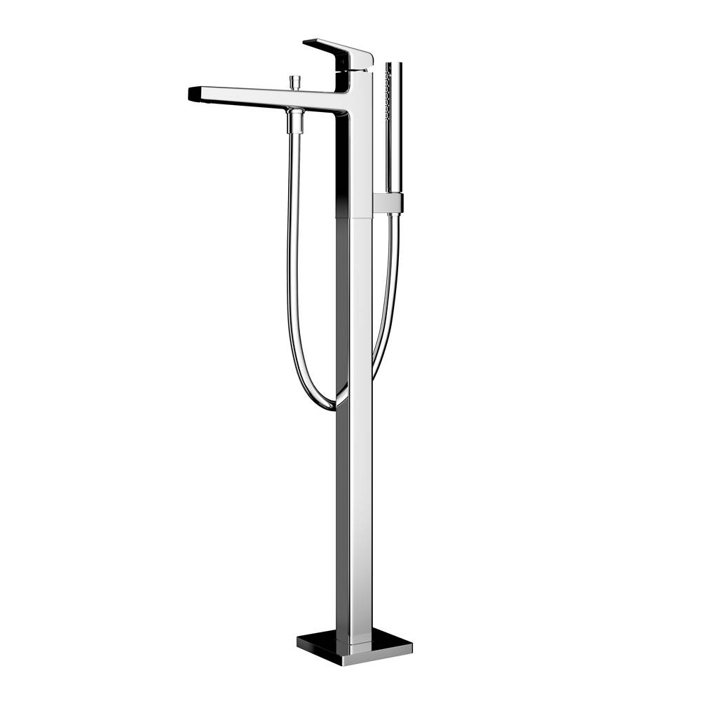 TOTO TOTO® GB Freestanding Bathroom Tub Filler with COMFORT GLIDE™ and COMFORT WAVE™, Polished Chrome