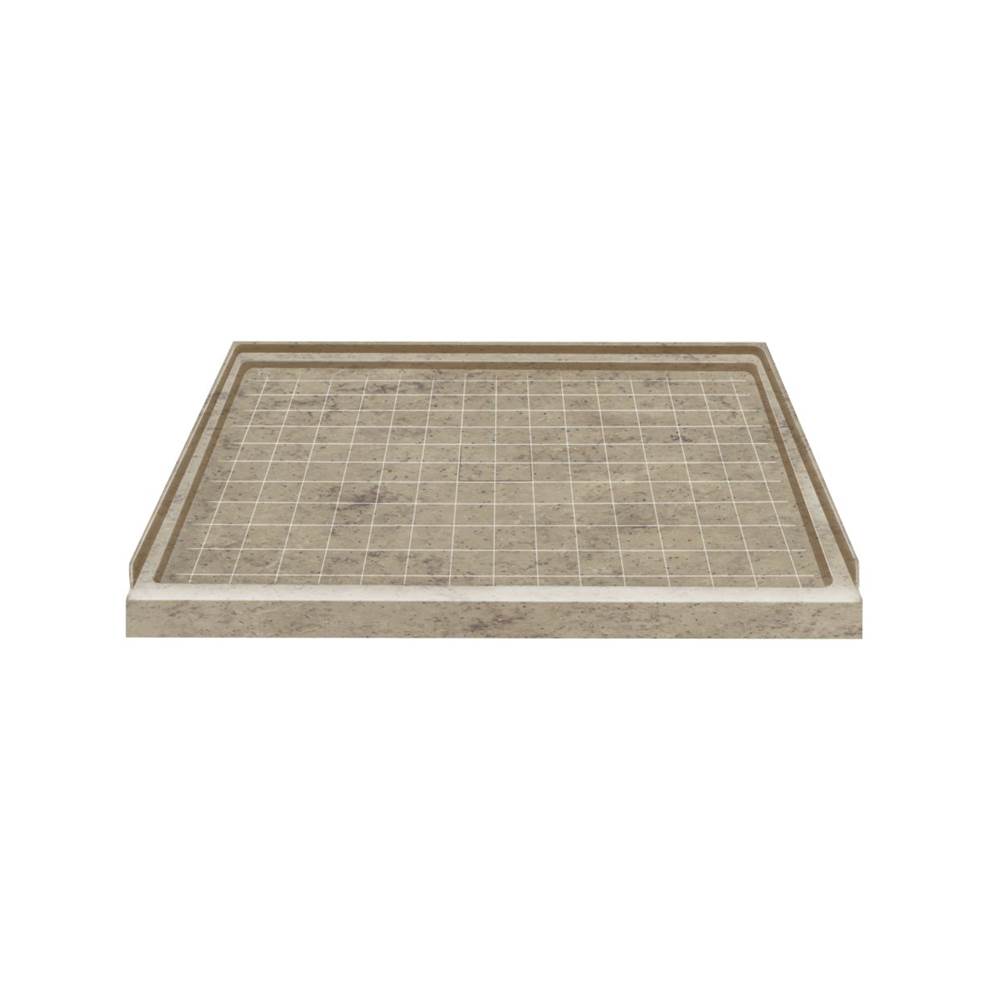 Transolid 48'' x 34'' Solid Surface Shower Base in Sand Mountain
