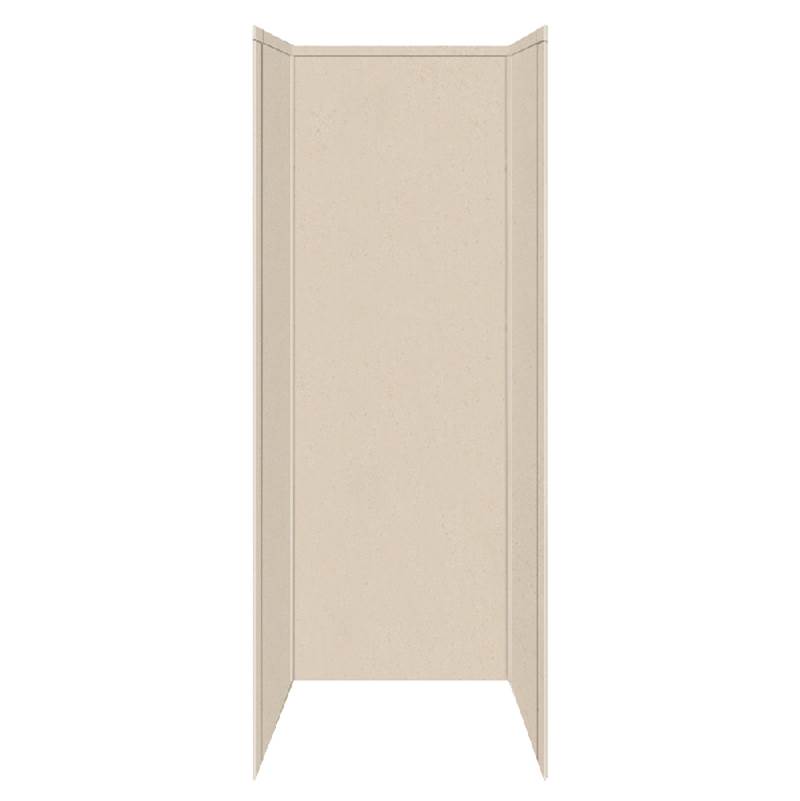 Transolid 36'' x 36'' x 96'' Decor Shower Wall Surround in Sand Castle