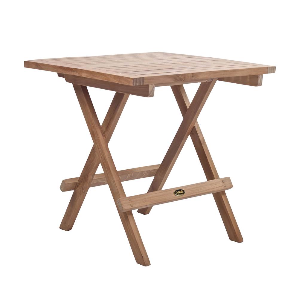 ARB Teak Teak Folding Side Table - Square 20'' (50 cm)