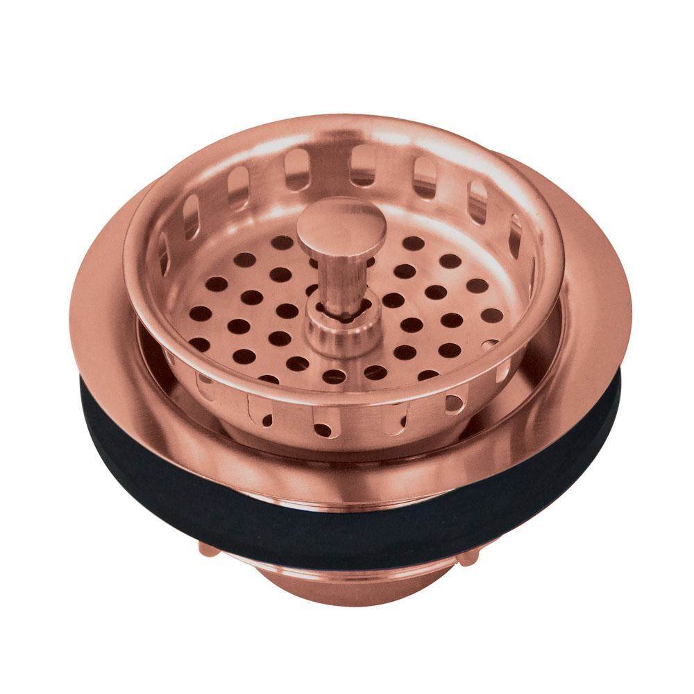 Alno Drain - 3.5'' Large Basket Strainer W/ Basket, Solid Brass W/ Washers And Nuts
