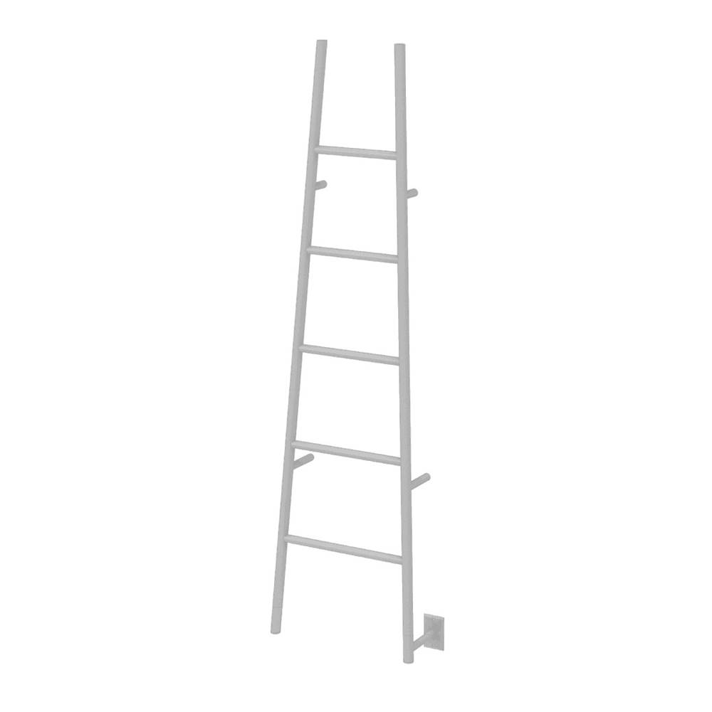 Amba Products Jeeves Model A Ladder 5 Bar Hardwired Drying Rack in White