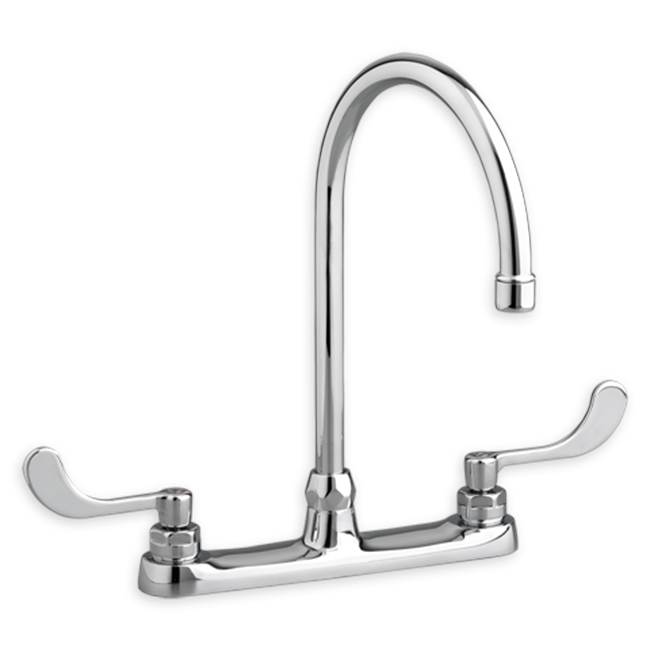 American Standard Monterrey® Top Mount Kitchen Faucet With Gooseneck Spout and Wrist Blade Handles 1.5 gpm/5.7 Lpf With Spray