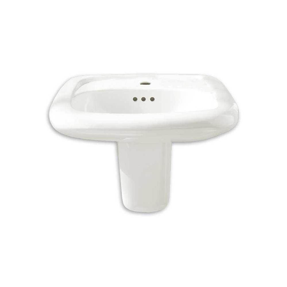 American Standard Murro™ Wall-Hung EverClean® Sink Less Overflow With 8-Inch Widespread