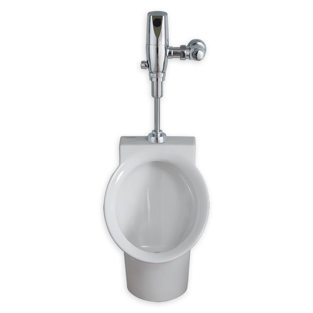 American Standard Decorum® EverClean® Urinal System With Touchless Selectronic® Piston Flush Valve, 0.125 gpf/0.5 Lpf