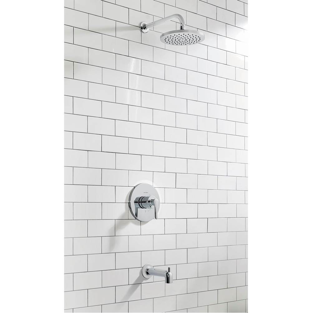 American Standard Studio® S 1.8 gpm/9.5 L/min Tub and Shower Trim Kit With Rain Showerhead, Double Ceramic Pressure Balance Cartridge With Lever Handle