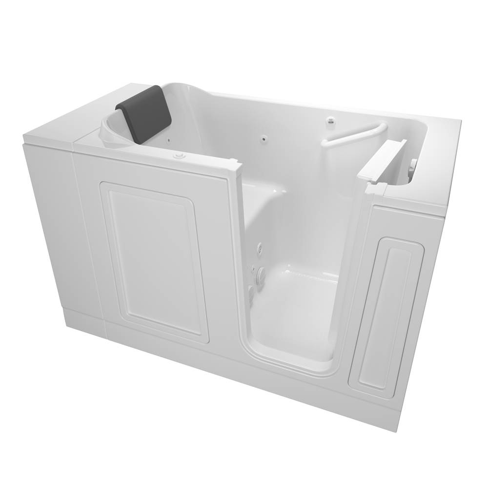 American Standard Acrylic Luxury Series 30 x 51 -Inch Walk-in Tub With Whirlpool System - Right-Hand Drain