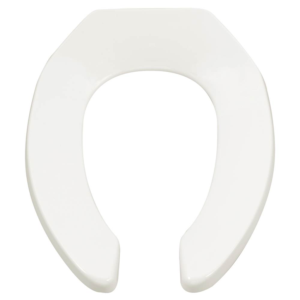 American Standard Commercial Heavy Duty Open Front Elongated Toilet Seat Wth EverClean® Surface