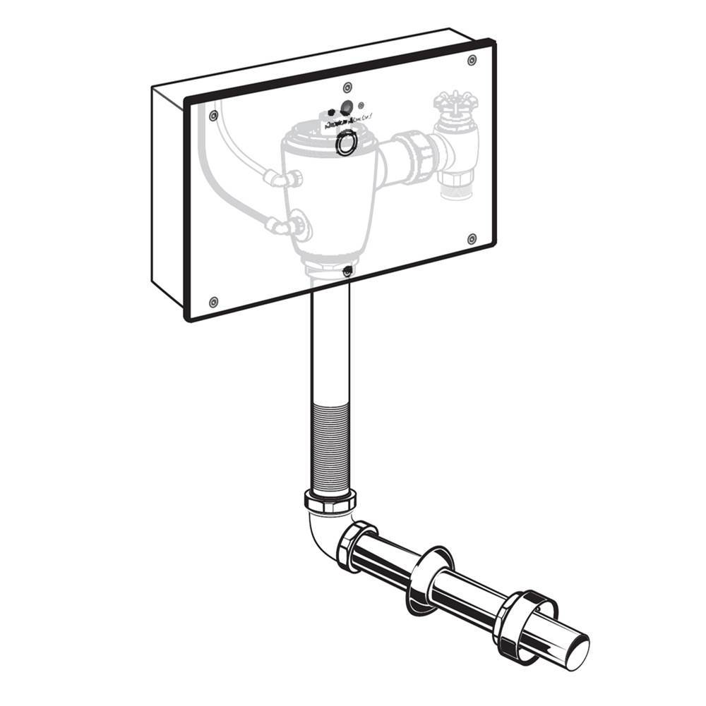 American Standard Ultima™ Selectronic Concealed Toilet Flush Valve with Wall Box, Base Model, Piston-Type, 1.1 gpf/4.2 Lpf