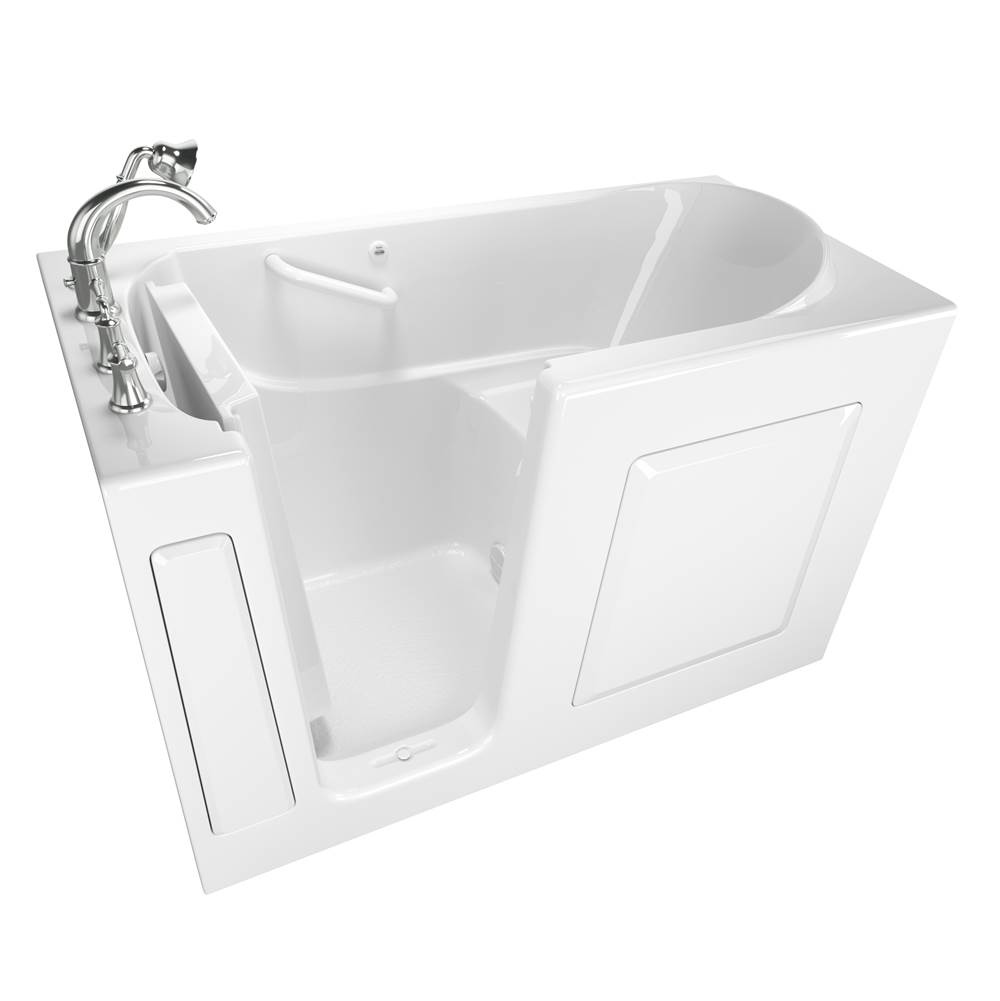 American Standard Gelcoat Value Series 30 x 60 -Inch Walk-in Tub With Soaker System - Left-Hand Drain With Faucet