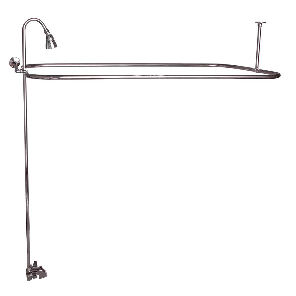 Barclay Converto Shower w/48'' Rect Rod, Fct, Riser, Polished Nickel