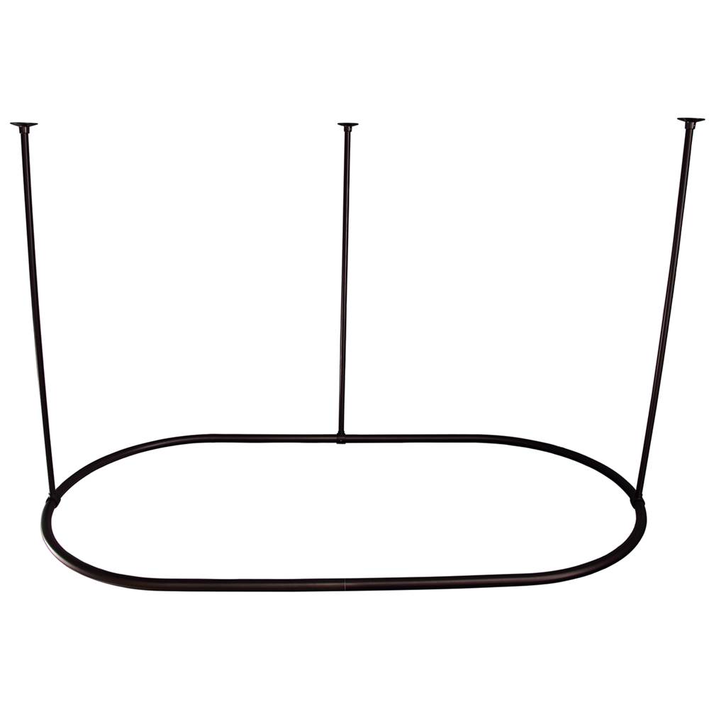 Barclay 48'' Oval Shower CurtainRing-Oil Rubbed Bronze