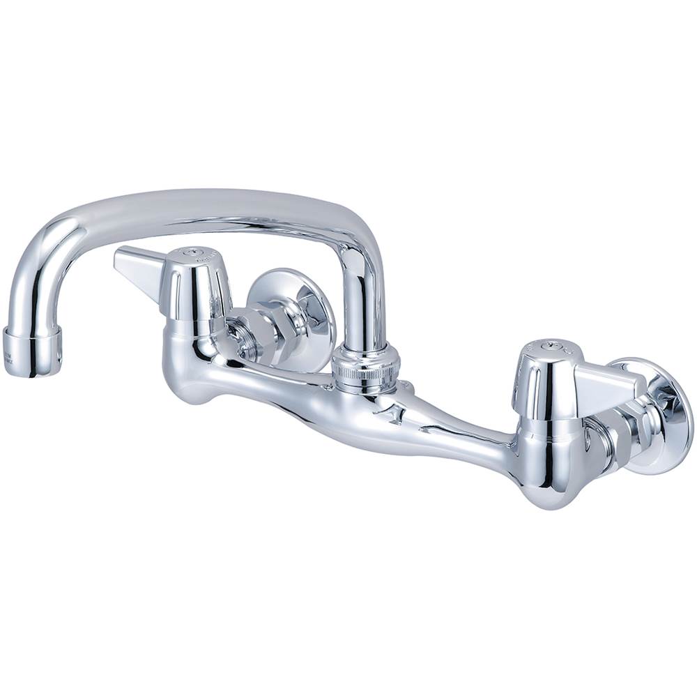 Central Brass Kitchen-Wallmount 7-7/8'' To 8-1/8'' Two Canopy Hdls 8'' Tube Spt-Pc