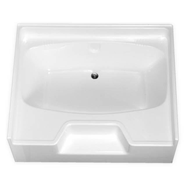 Clarion Bathware 60'' Garden Tub W/ 17'' Apron - Rear Center Drain