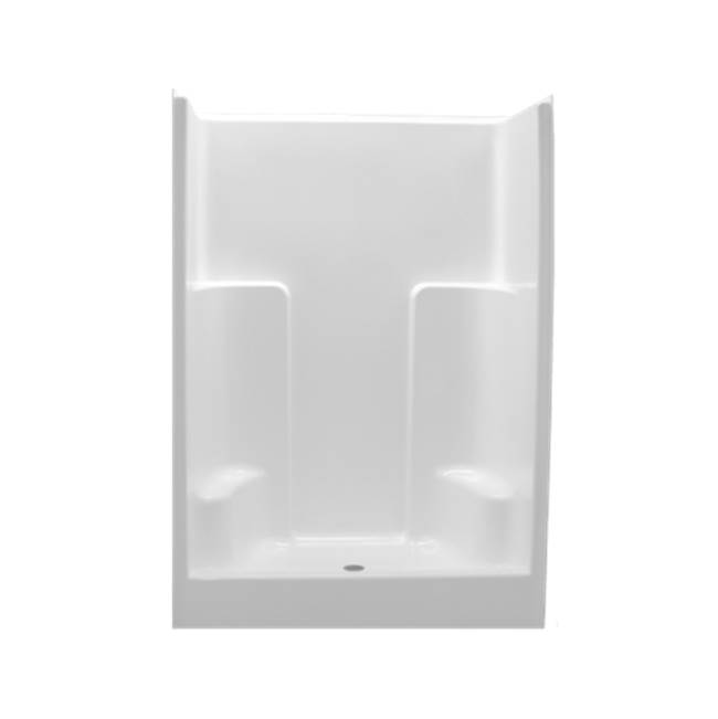 Clarion Bathware 54'' Shower W/ 8.5'' Threshold - Center Drain