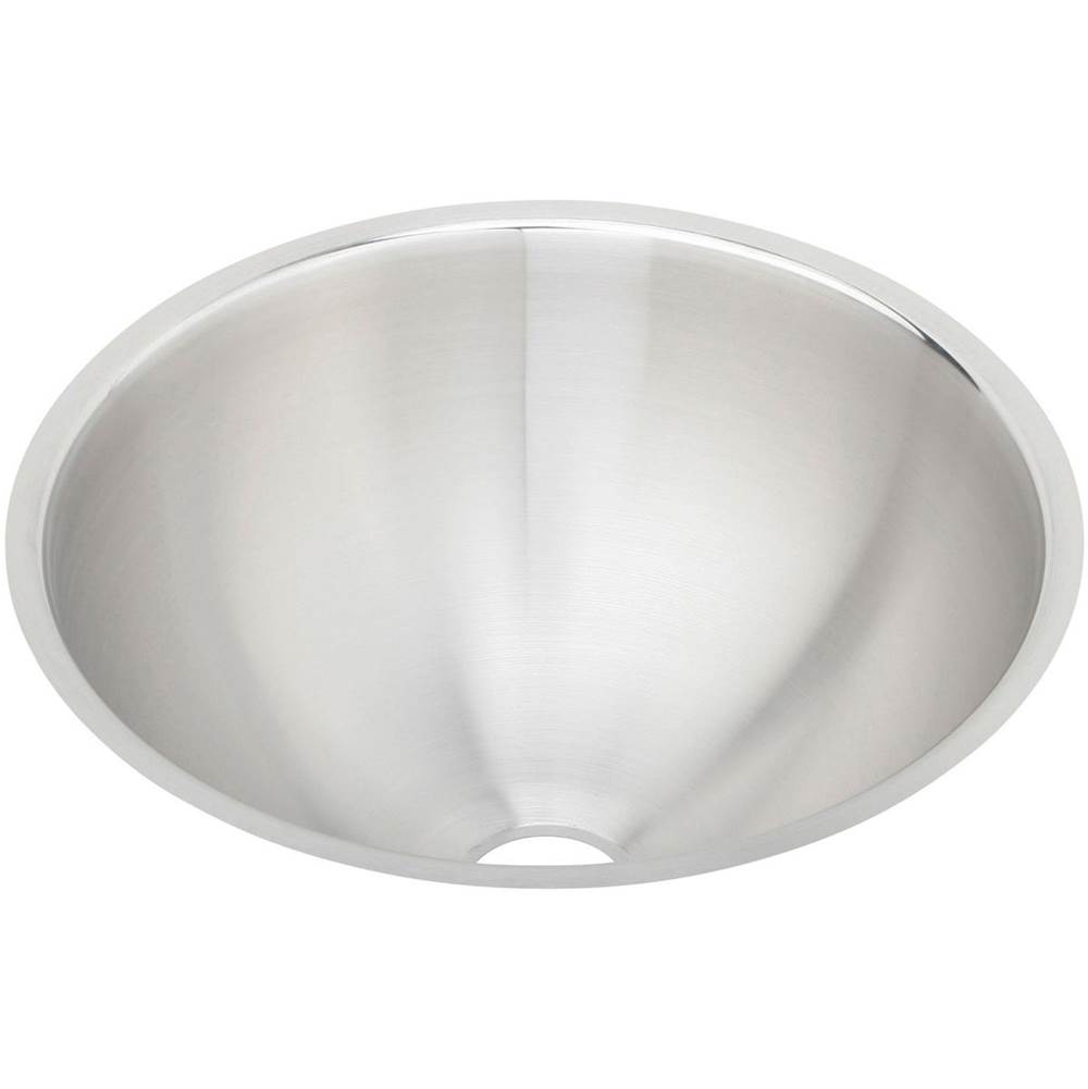 Elkay Asana Stainless Steel 18-3/8'' x 18-3/8'' x 8'', Single Bowl Undermount Bathroom Sink with Overflow