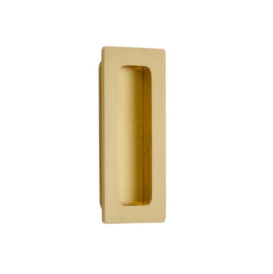 Emtek Brass Modern Rectangular Flush Pull 4'', US4