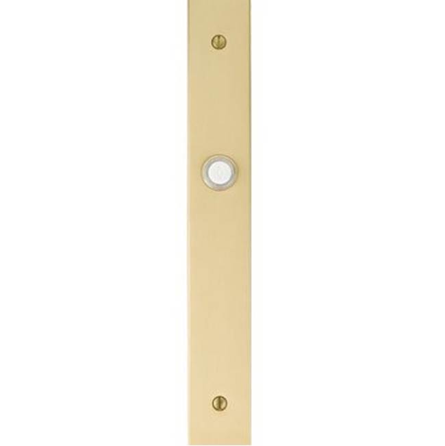 Emtek Stretto Brass Doorbell 1-1/2'' x 11'', US26