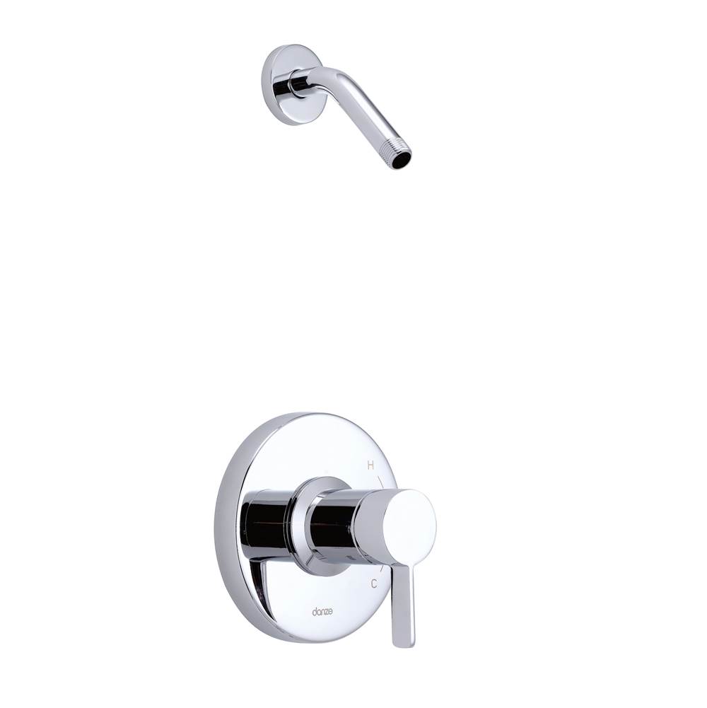 Gerber Plumbing Amalfi 1H Shower Only Trim Kit & Treysta Cartridge Less Showerhead Chrome