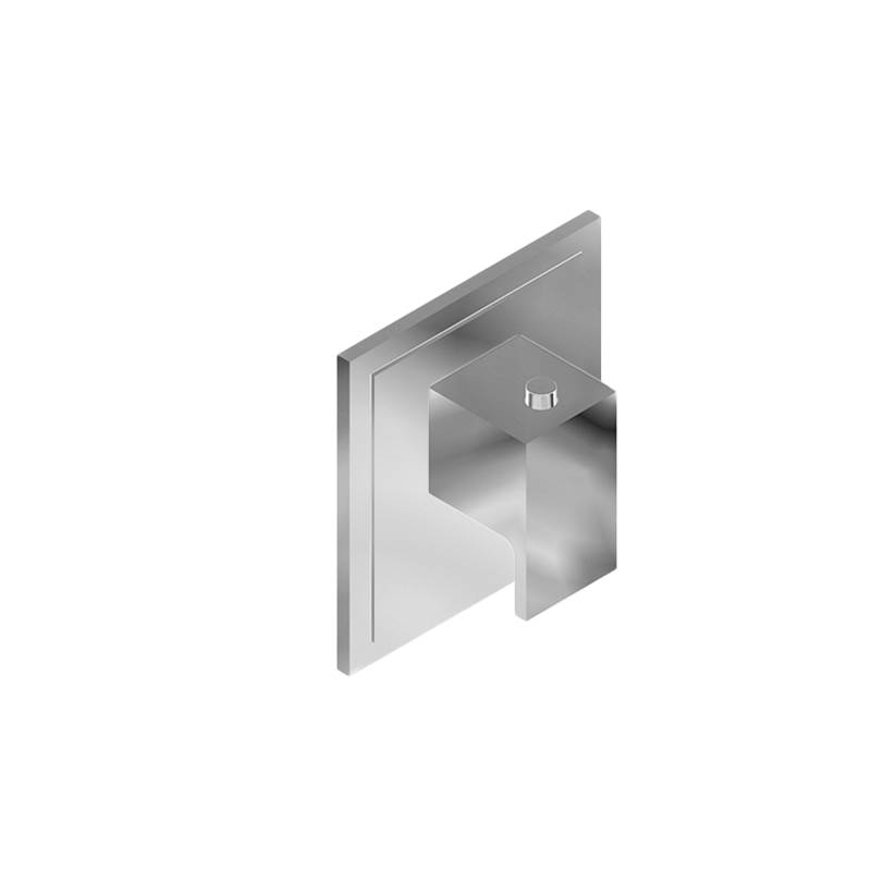 Graff M-Series Transitional Square Thermostatic Trim Plate with Solar Handle