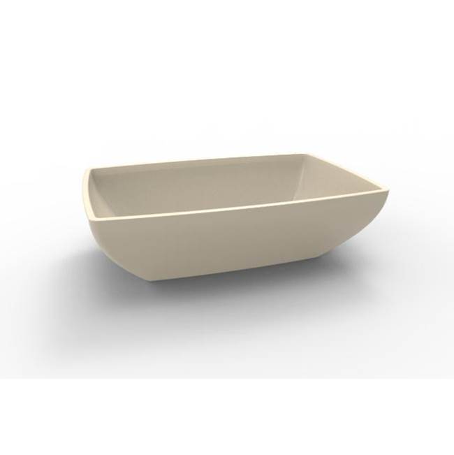 Hydro Systems BLOCK 22X18 SOLID SURFACE SINK - BISCUIT