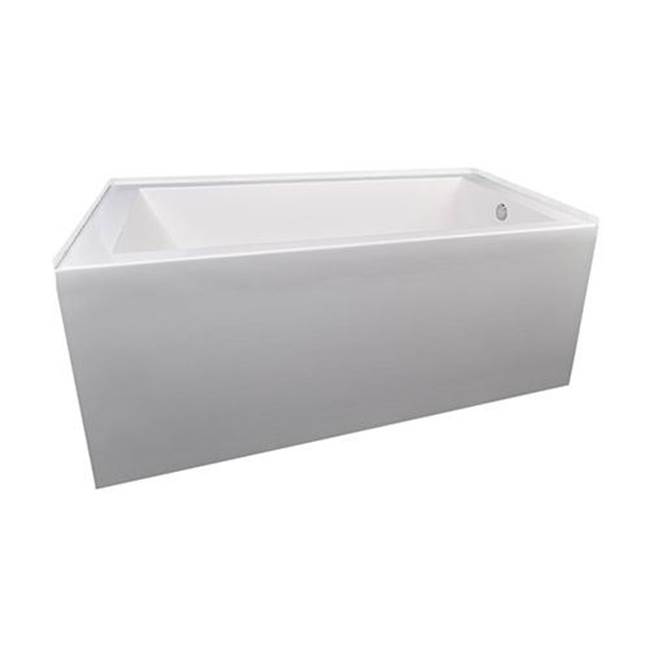 Hydro Systems Citrine 6032 Ston W/ Tub Only - White - Right Hand