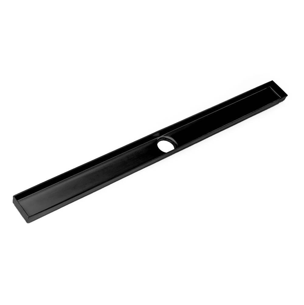 Infinity Drain 32'' Channel for FX 65 Series in Matte Black
