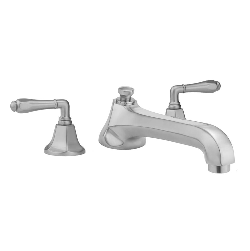 Jaclo Astor Roman Tub Set with Low Spout and Smooth Lever Handles