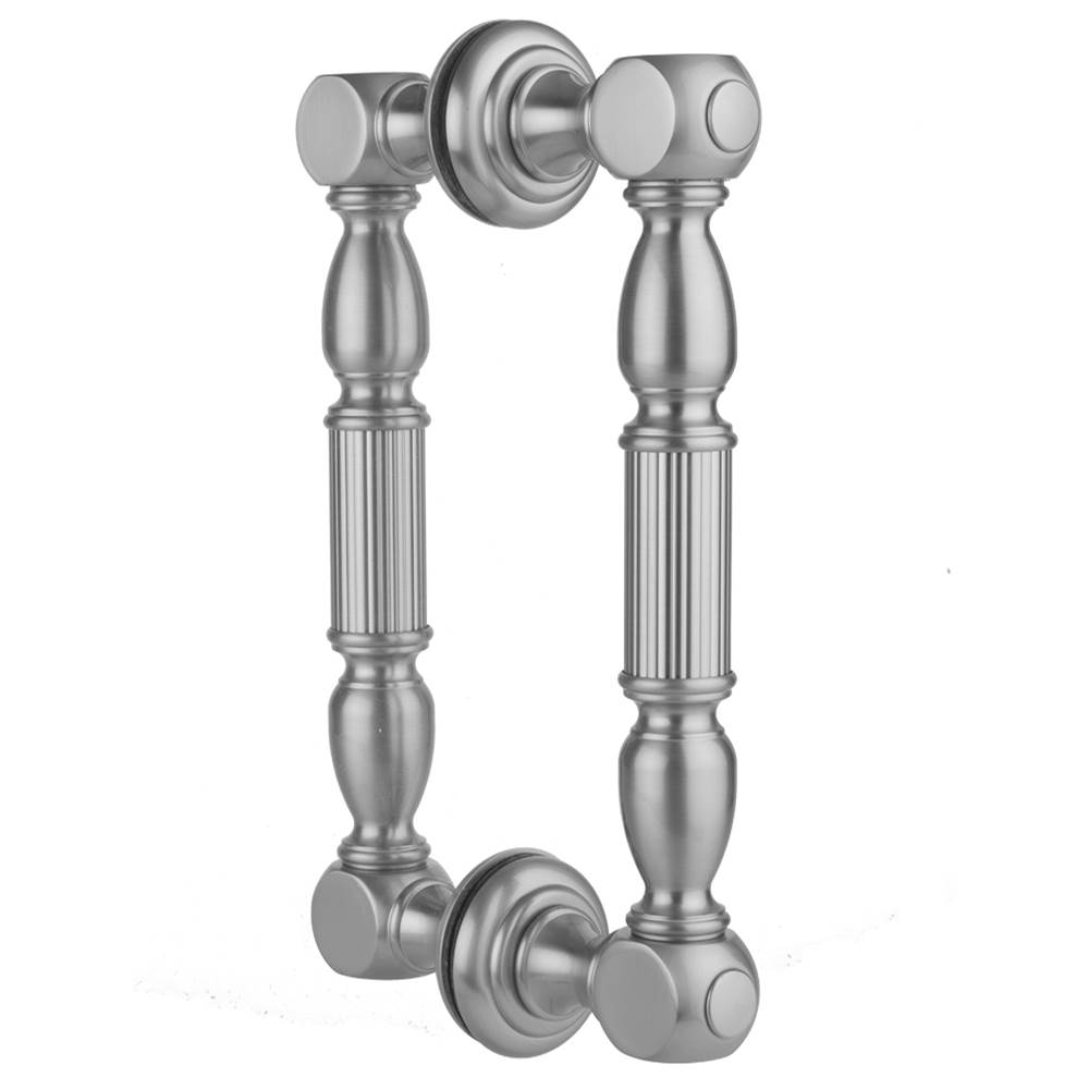 Jaclo 12'' H21 Back to Back Shower Door Pull with Finials