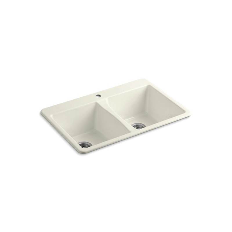 Kohler Deerfield® 33'' x 22'' x 9-5/8'' top-mount double-equal kitchen sink
