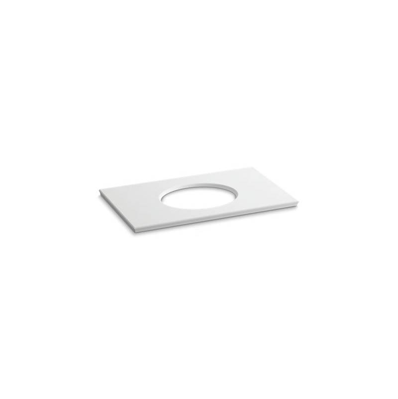 Kohler Solid/Expressions® 37'' vanity-top with single Verticyl® oval cutout