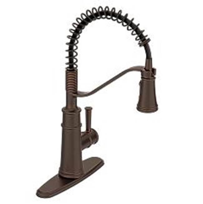 Moen Oil Rubbed Bronze One-Handle Pulldown Kitchen Faucet