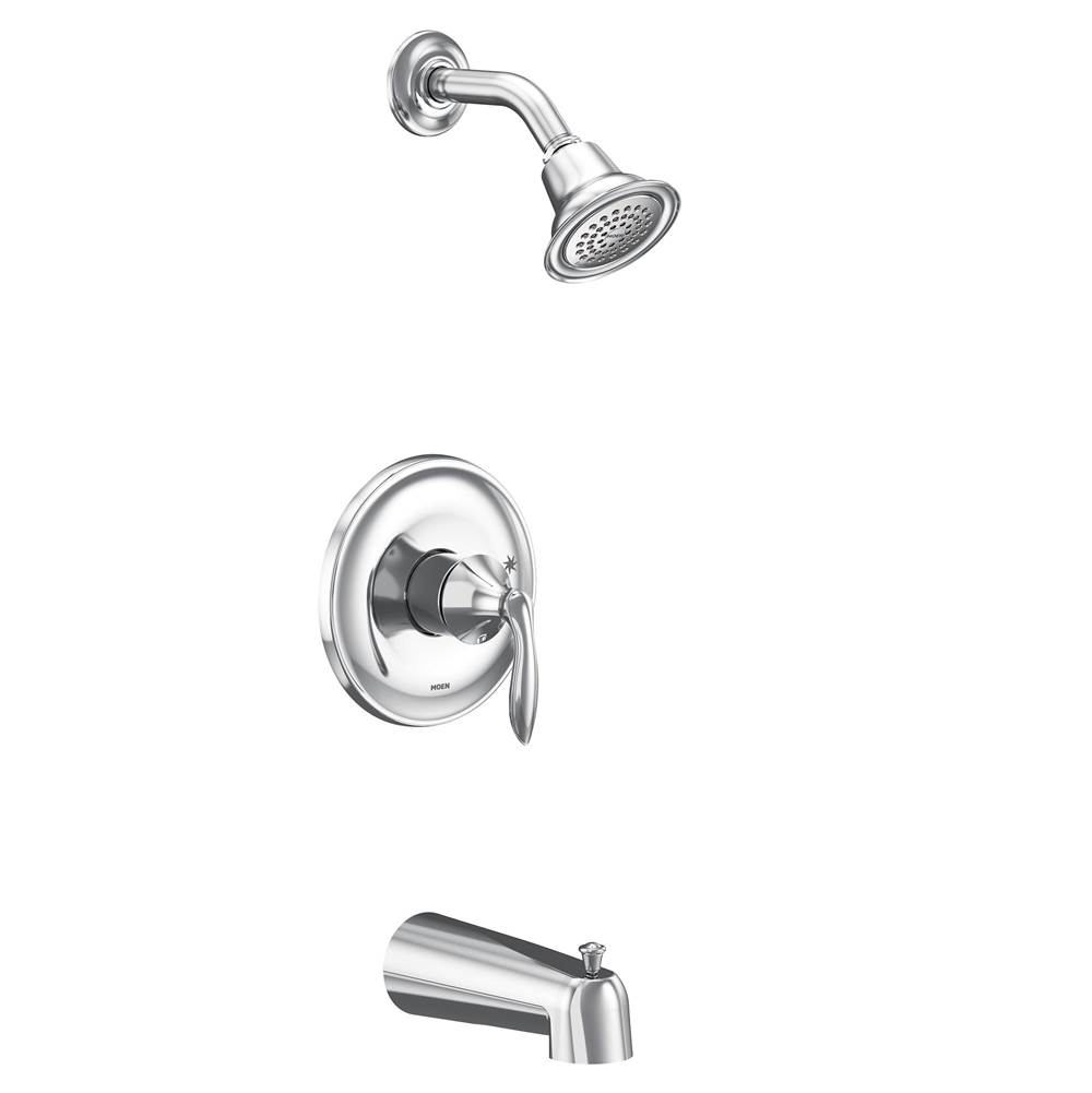 Moen Eva M-CORE 2-Series Eco Performance 1-Handle Tub and Shower Trim Kit in Chrome (Valve Sold Separately)