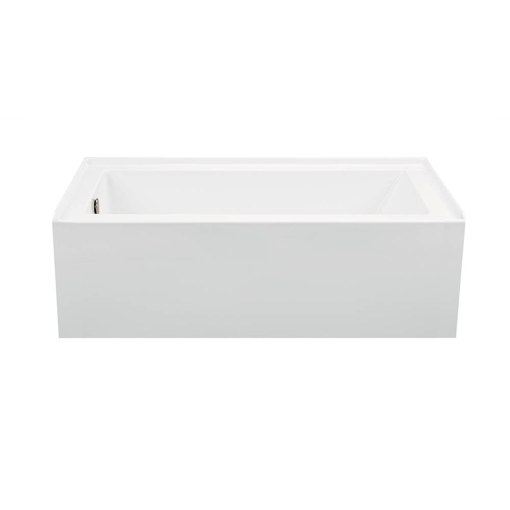 MTI Baths Cameron 1 Acrylic Cxl Integral Skirted Rh Drain Air Bath Elite/Ultra Whirlpool - White (60X32)